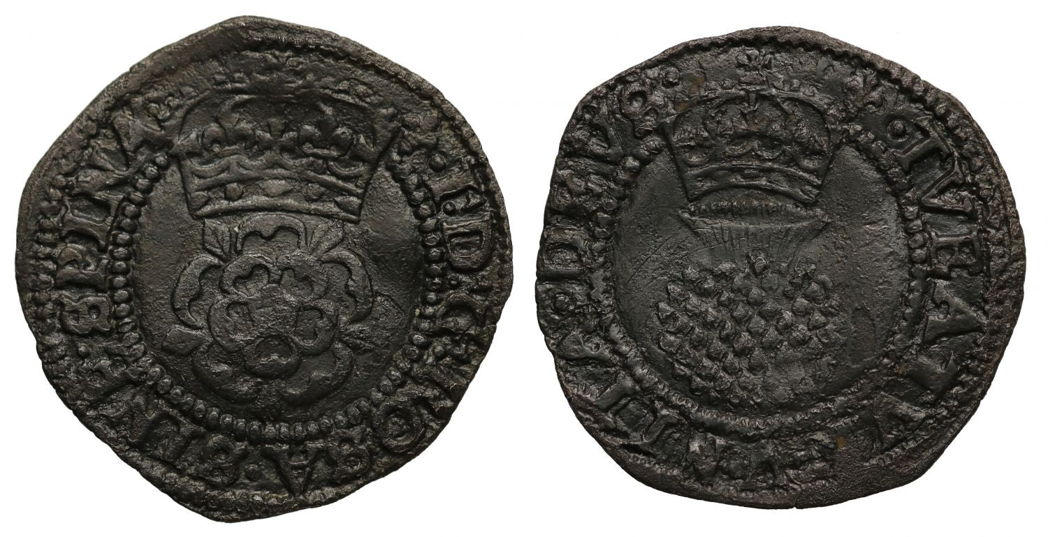 James I Halfgroat mintmark lis
