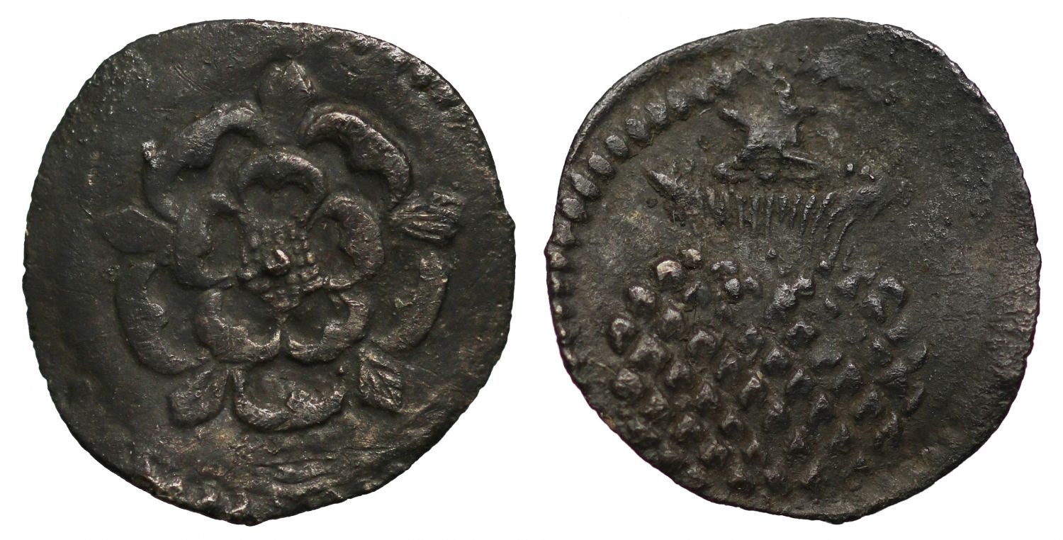James I Halfpenny mintmark mullet