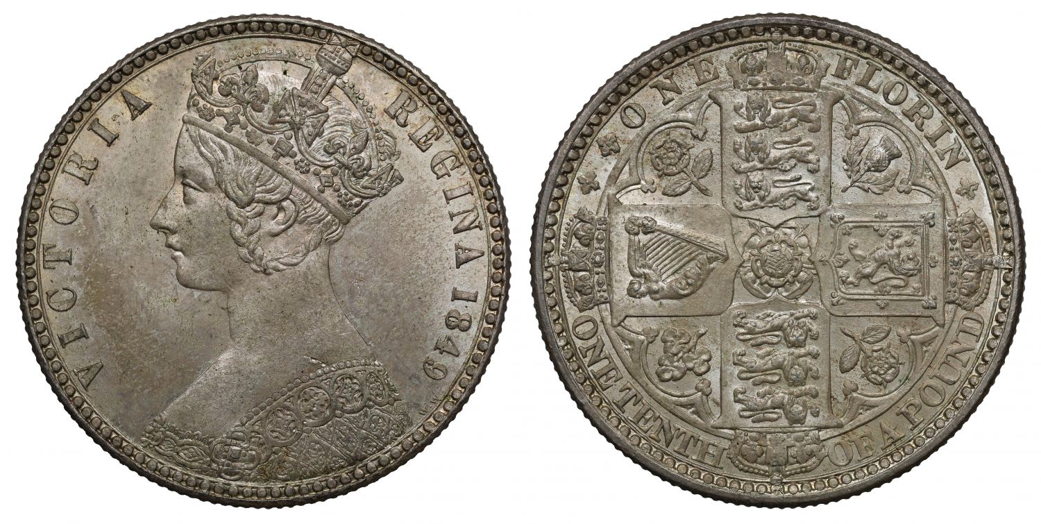 Victoria 1849 Florin