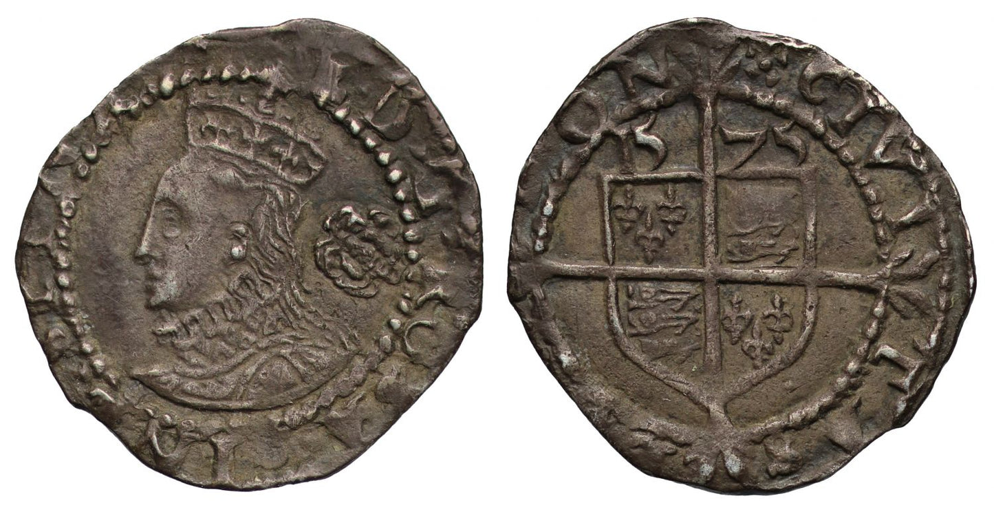 Elizabeth I 1575 Three Farthings