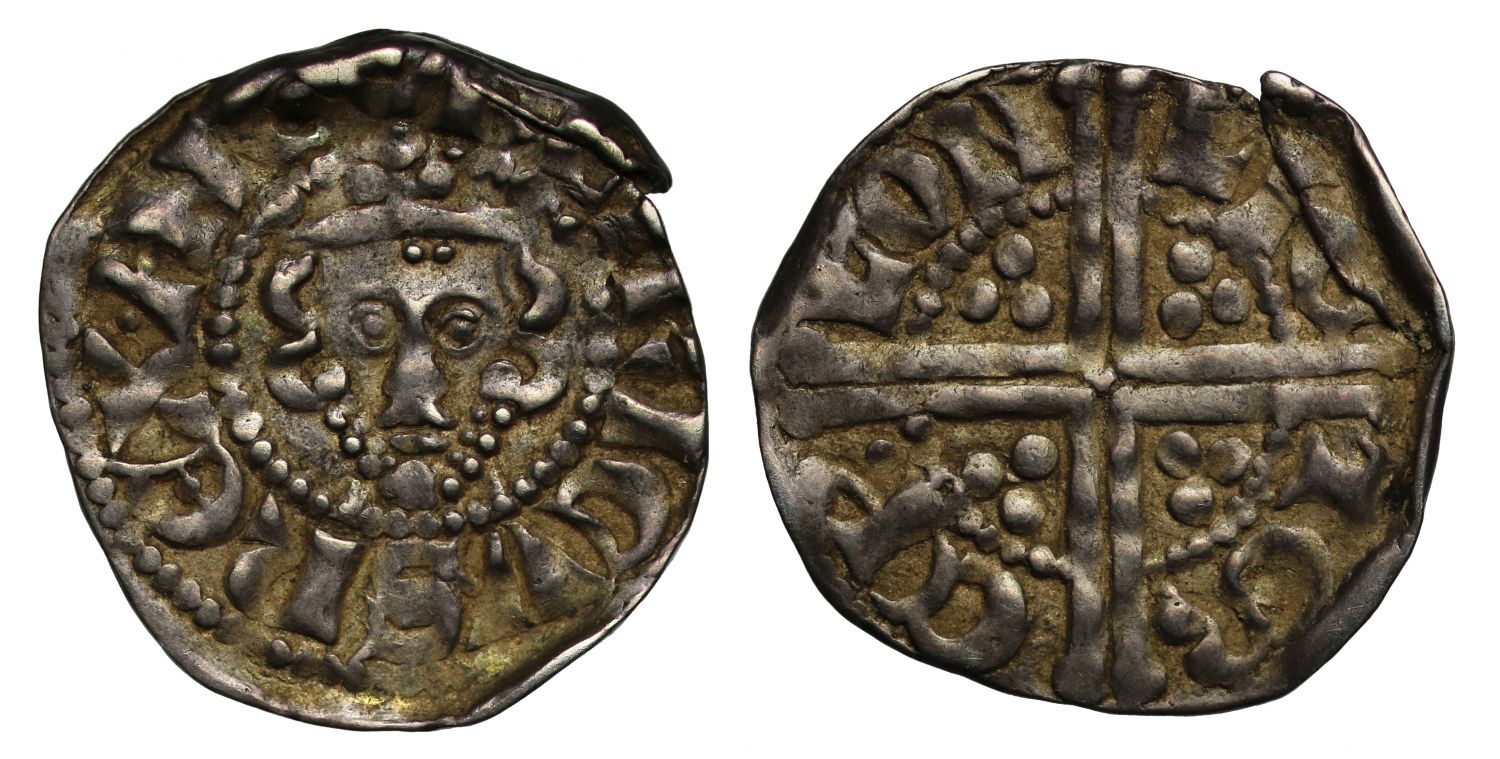 Henry III voided long cross Penny, London class 1b