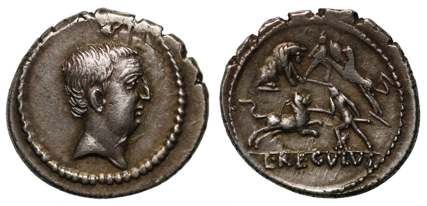 L. Livineius Regulus, Silver Denarius