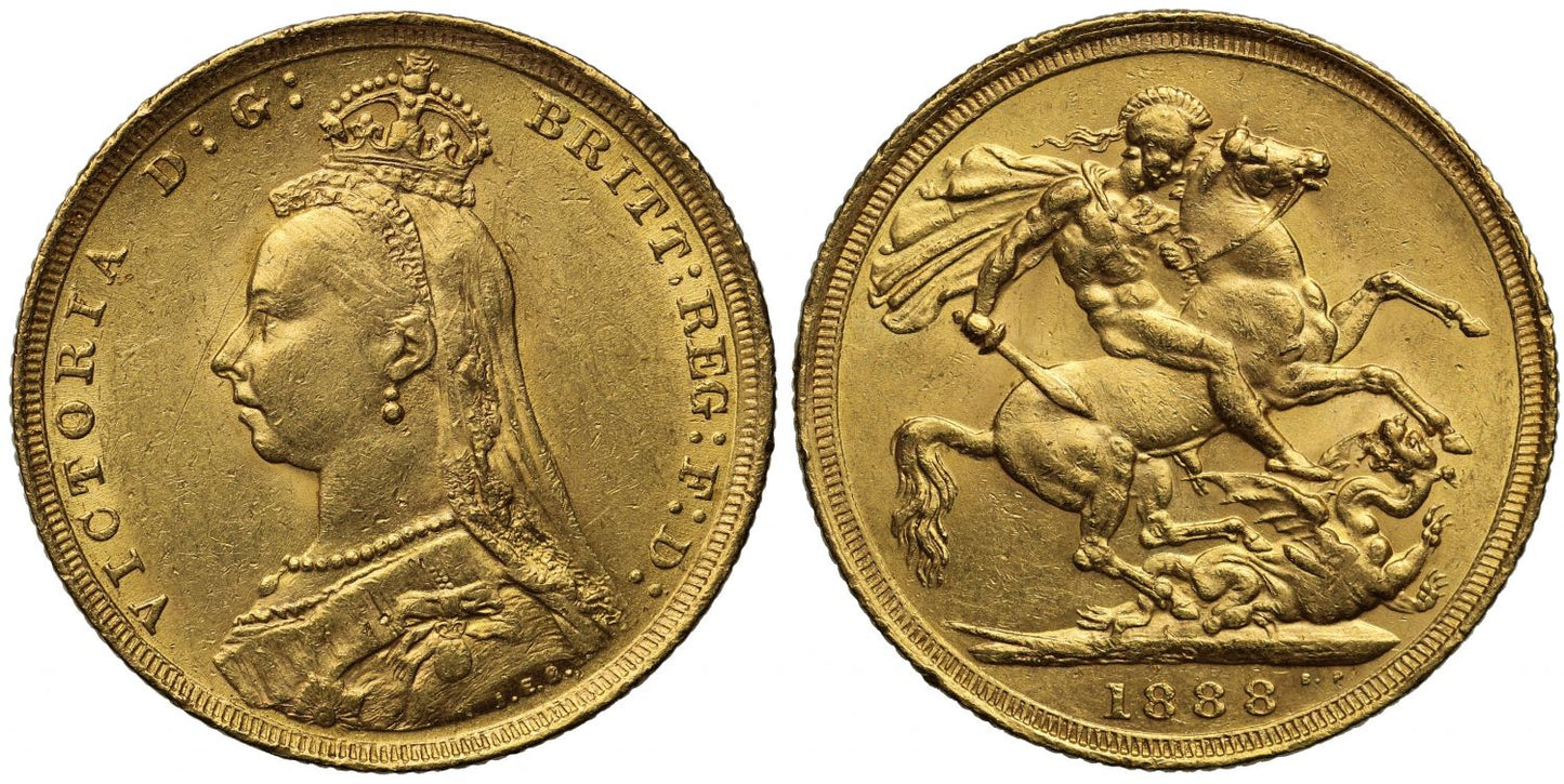 Sovereign 1888 Sydney, second legend (DISH S10)