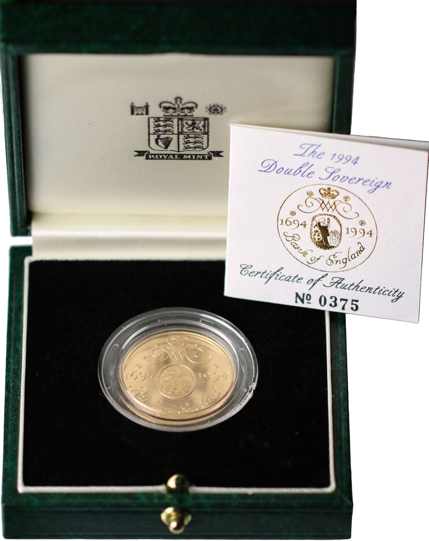 Elizabeth II 1994 gold mule Two-Pounds PF70 ULTRA CAMEO