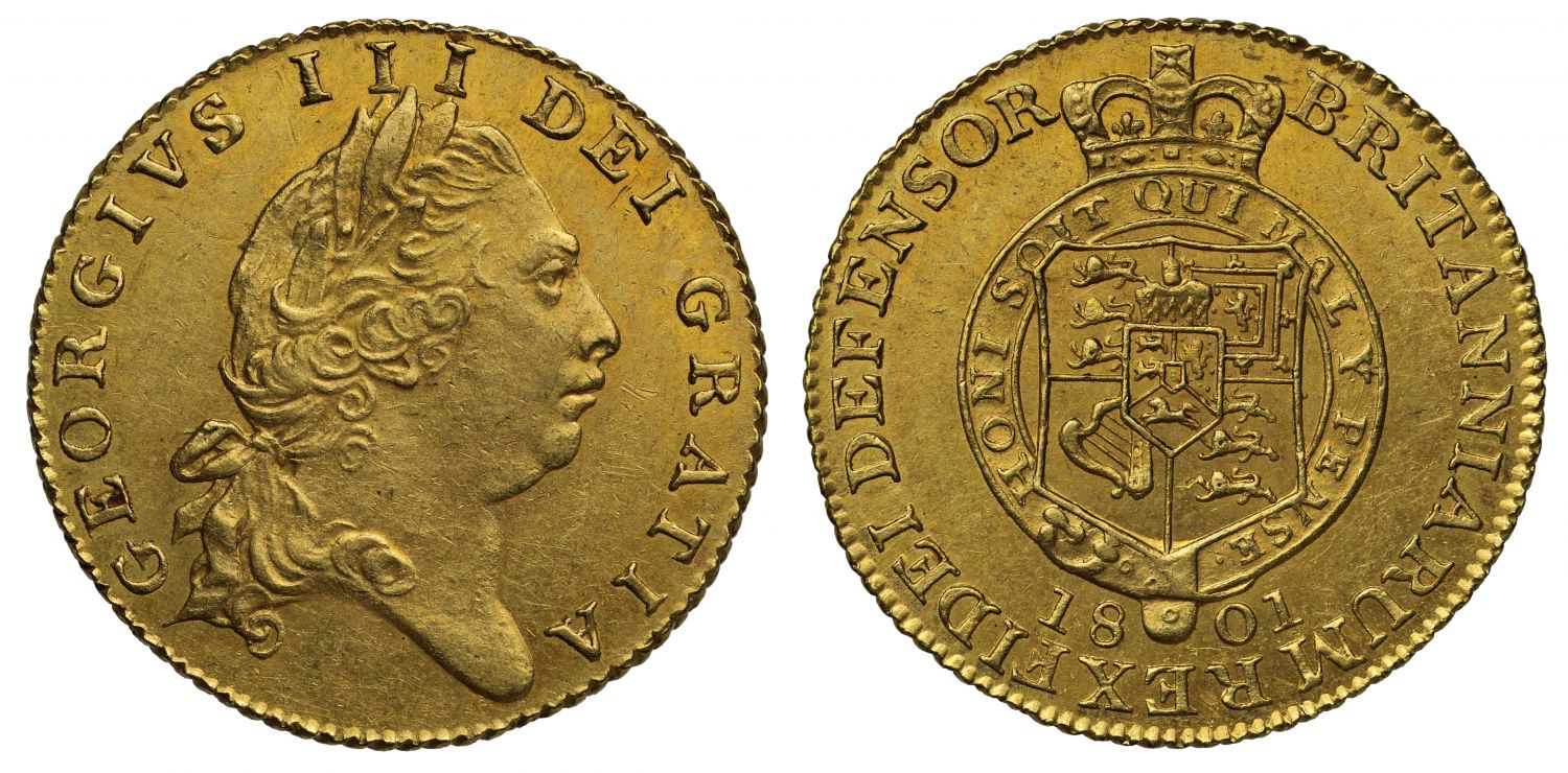 George III 1801 Half-Guinea