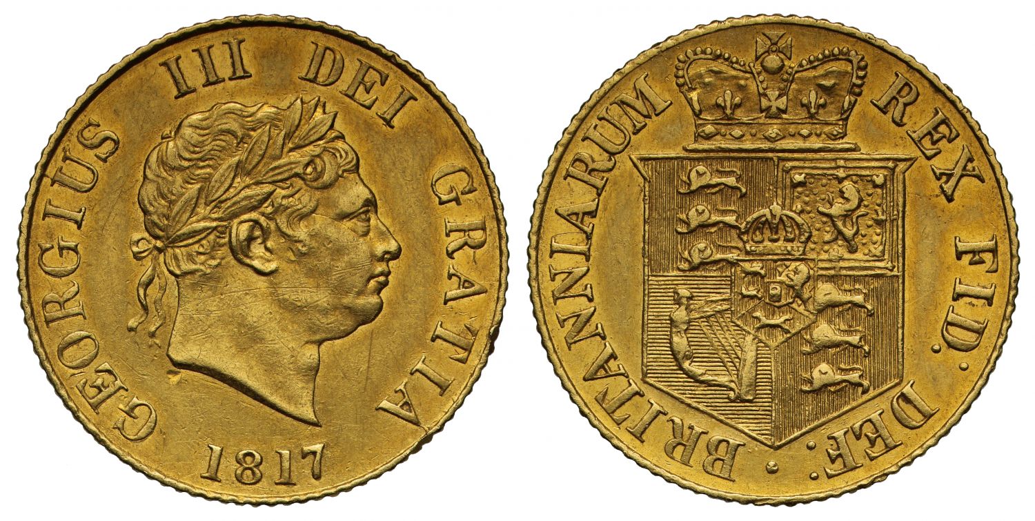 George III 1817 Half-Sovereign