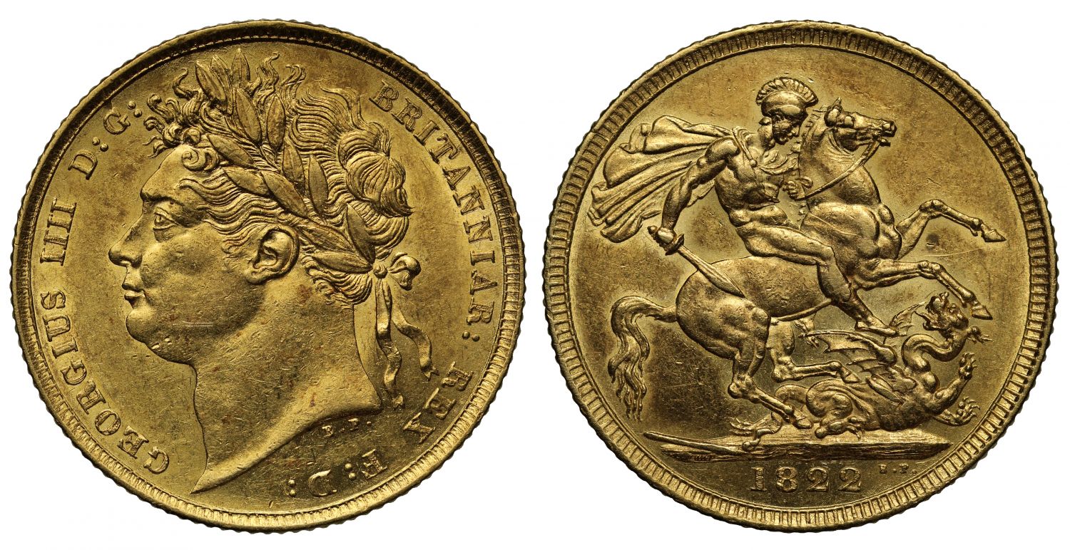 George IV 1822 Sovereign