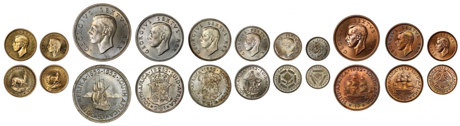 South Africa George VI 1952 Proof set.