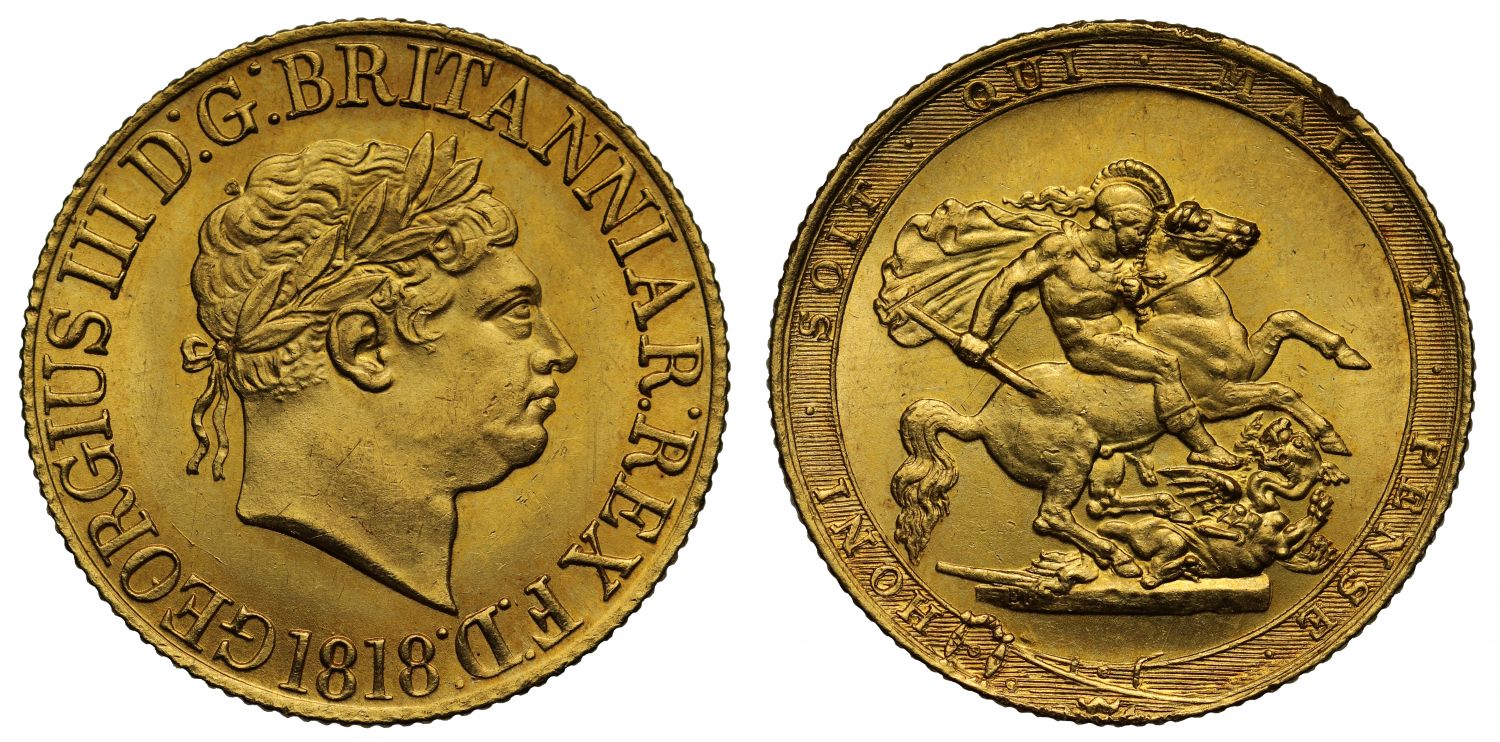 George III 1818 Sovereign