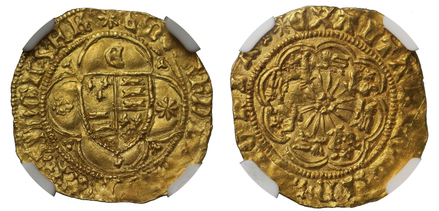 Edward IV Quarter-Ryal MS63