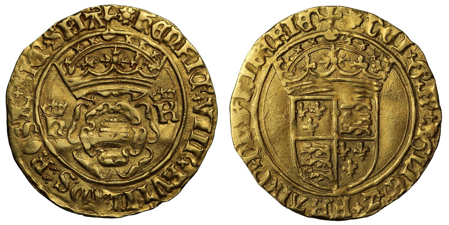 Henry VIII gold Crown of the Double Rose HK