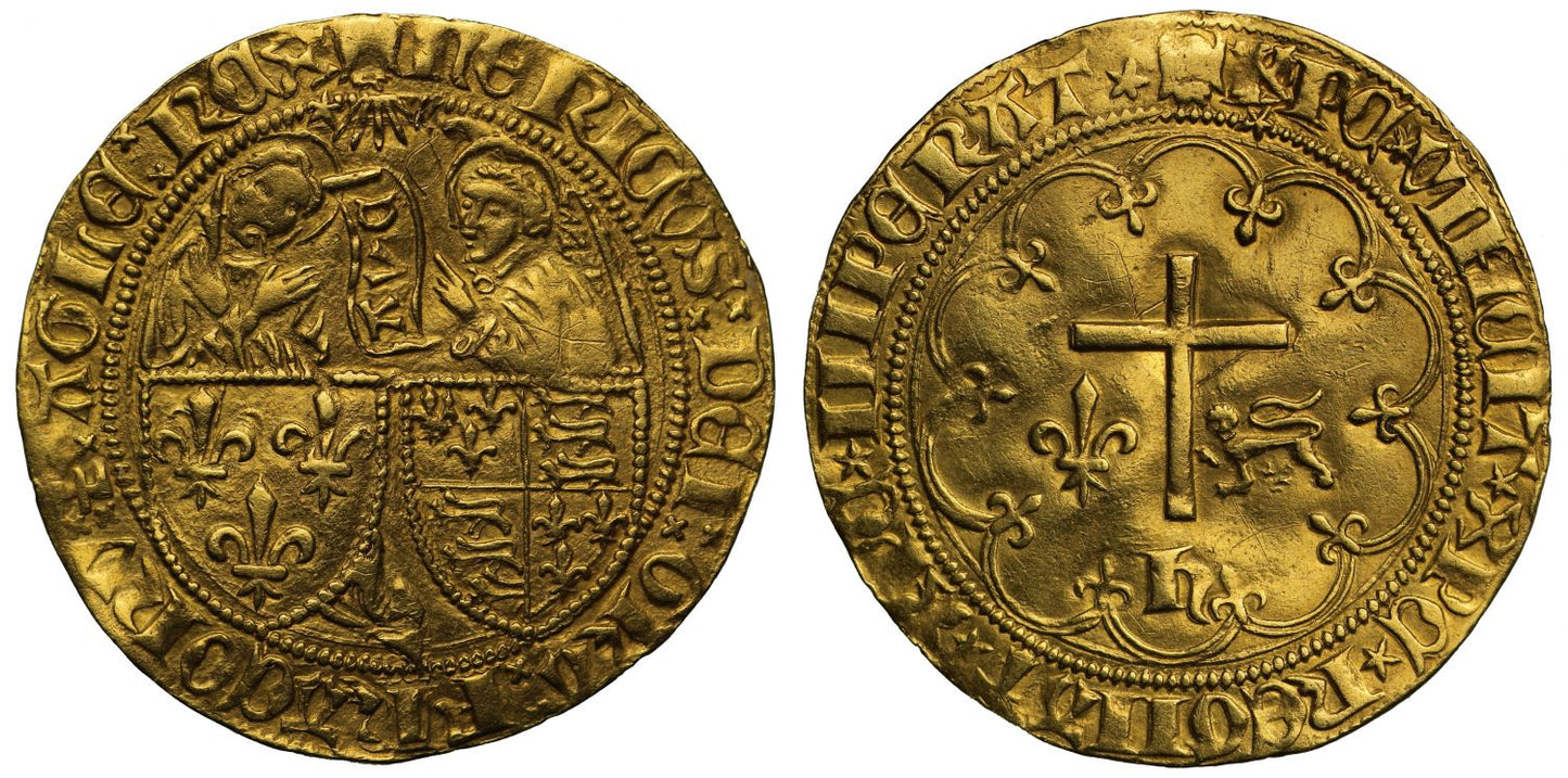 Henry VI Salut d'Or, Dijon Mint, mm vernicle