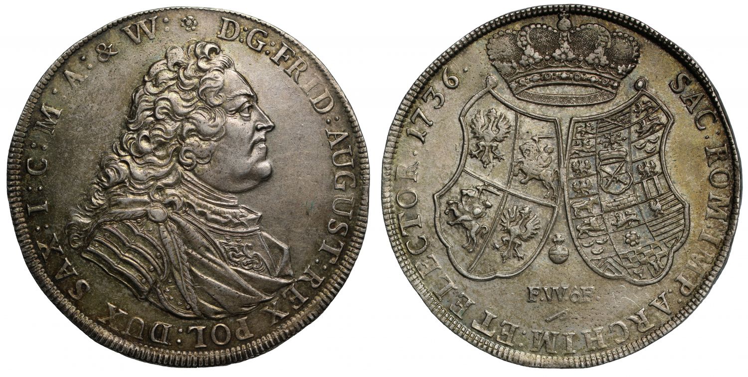 Germany, Saxony Albertine, 1736 Thaler