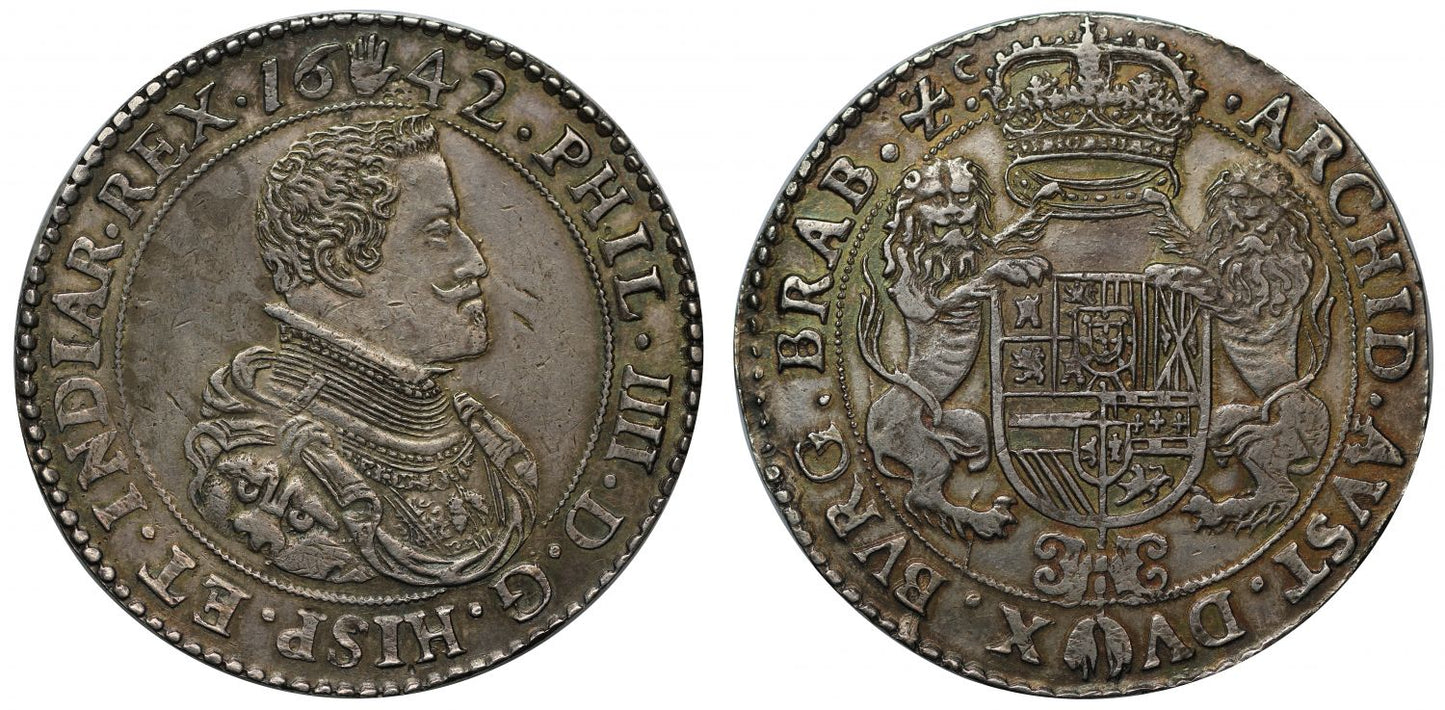 Spanish Netherlands, Philip IV 1642 1½-Ducaton