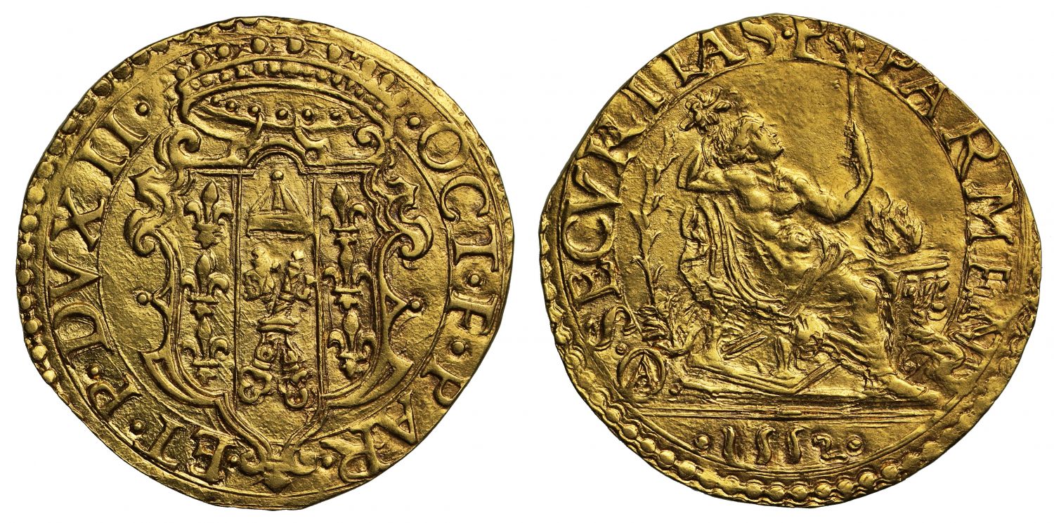 Italy, Ottavio Farnese 1552 Scudo d’Oro