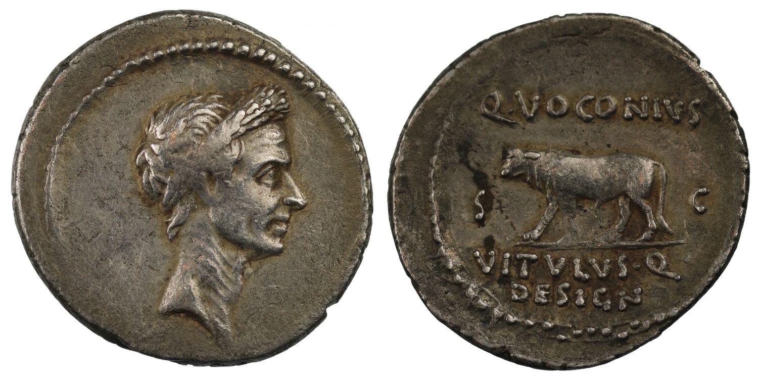Julius Caesar, Silver Denarius