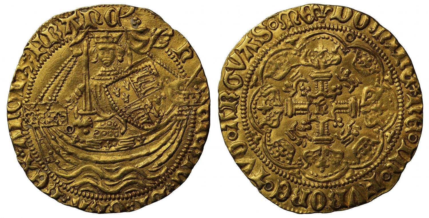 Henry VI Half-Noble, London, Annulet issue
