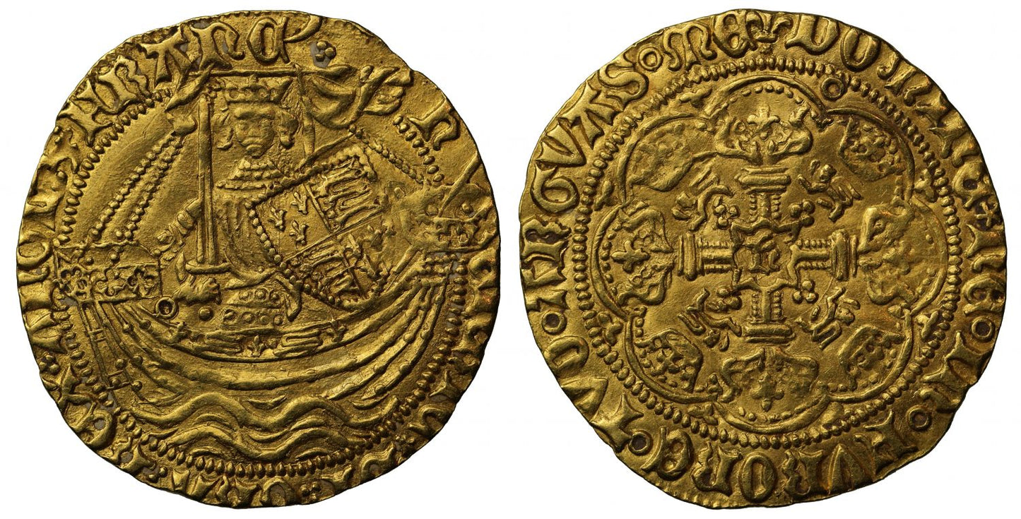 Henry VI Half-Noble, London, Annulet issue