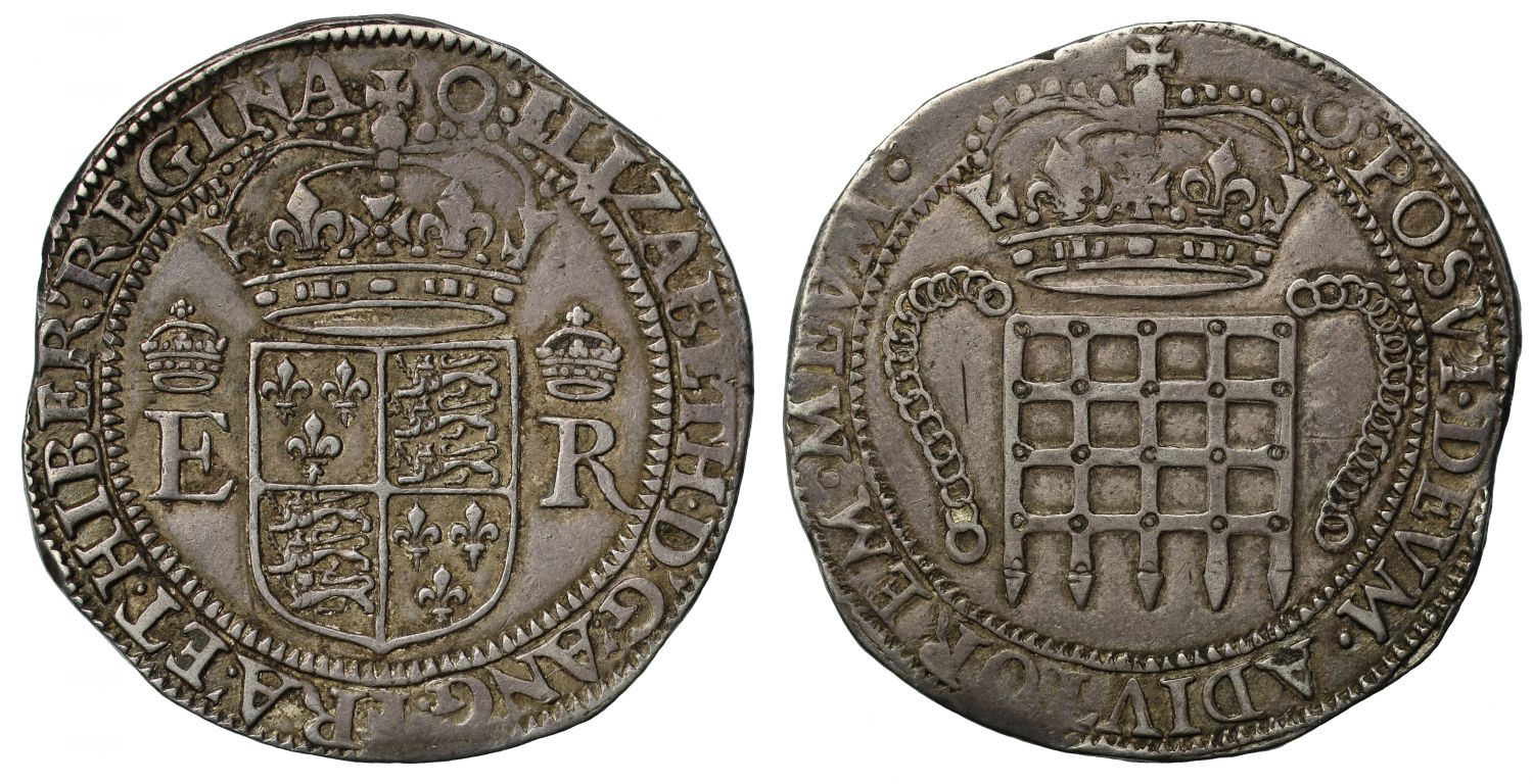 Elizabeth I Four-Testerns mintmark O, XF45