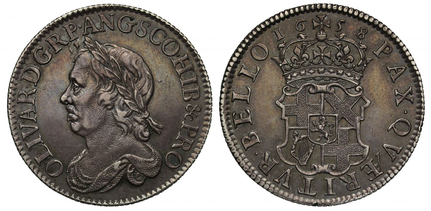 Oliver Cromwell 1658 Shilling