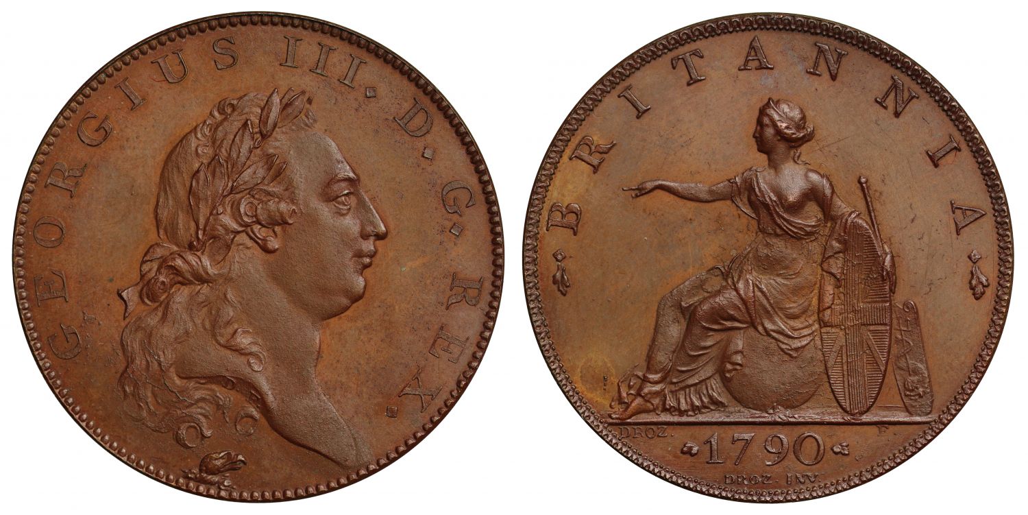 George III 1790 Pattern Halfpenny