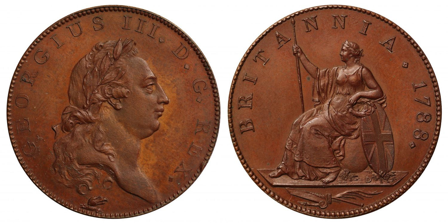 George III 1788 Pattern Halfpenny