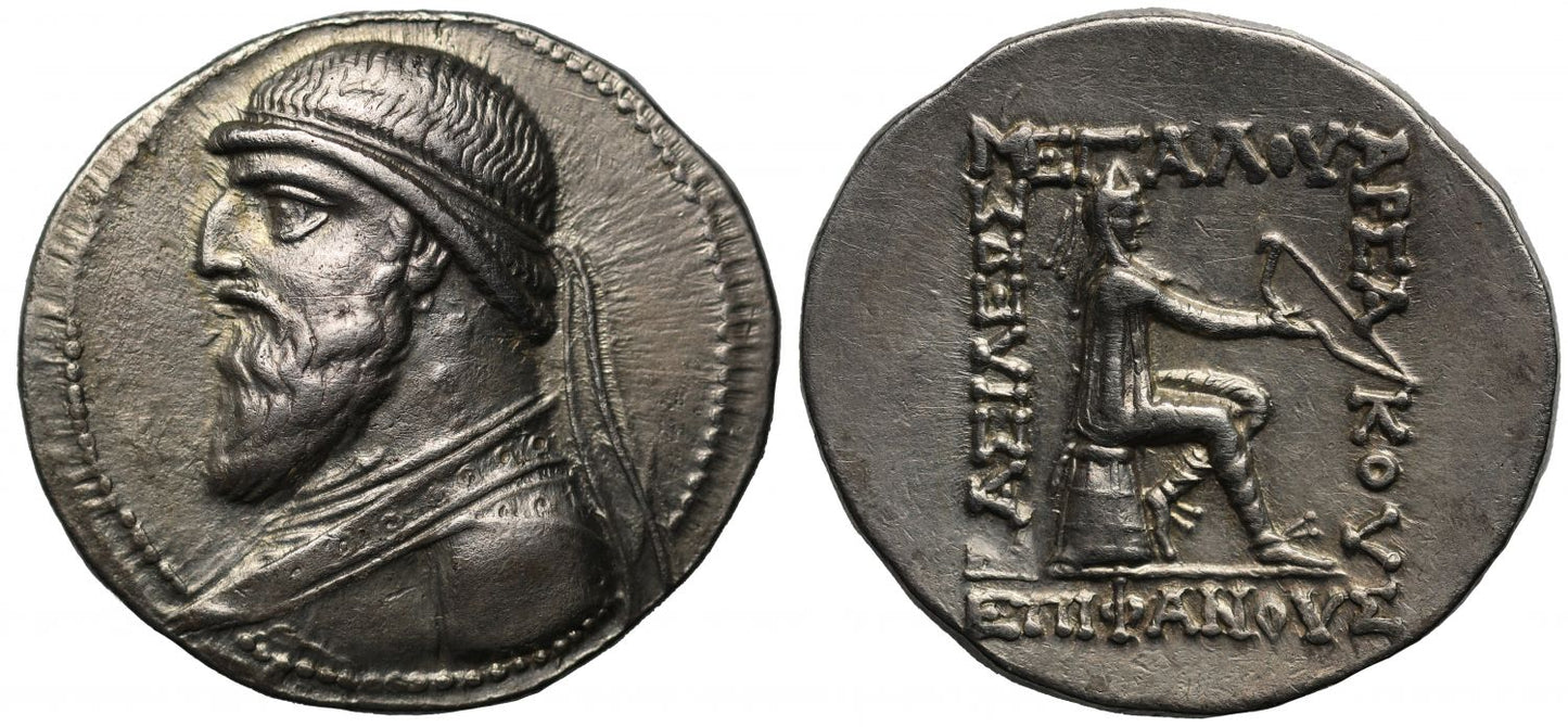 Kingdom of Parthia, Mithradates II, Silver Tetradrachm