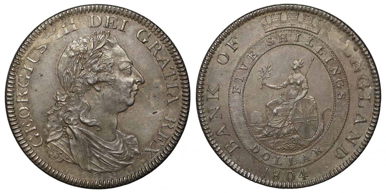 George III 1804 Bank of England Dollar