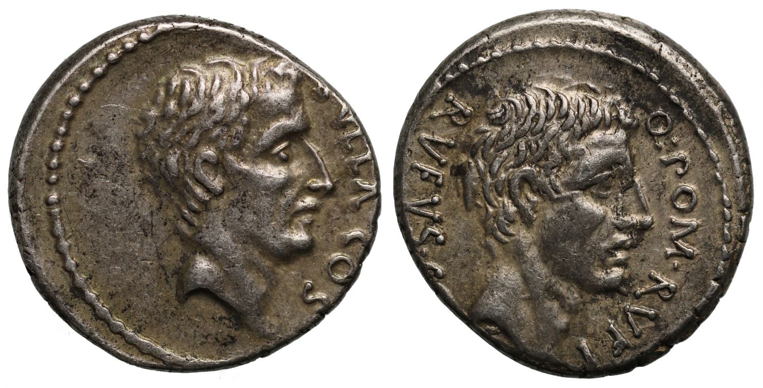 Q. Pompeius Rufus, Silver Denarius
