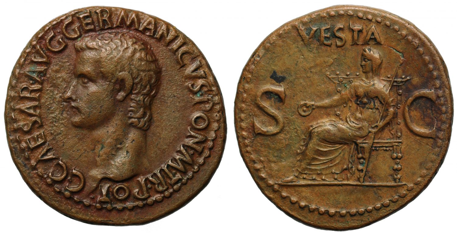 Caligula, AE As