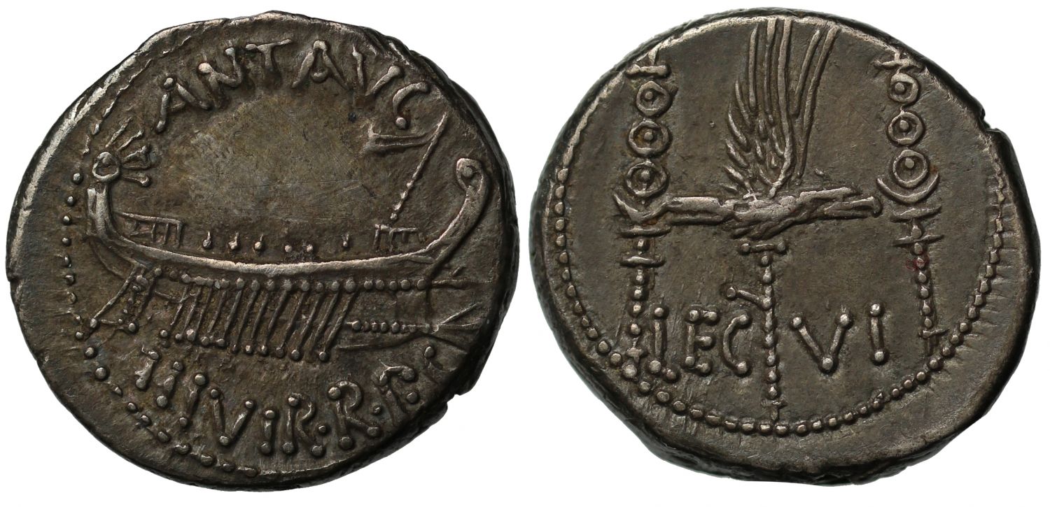 Mark Antony, Silver Denarius