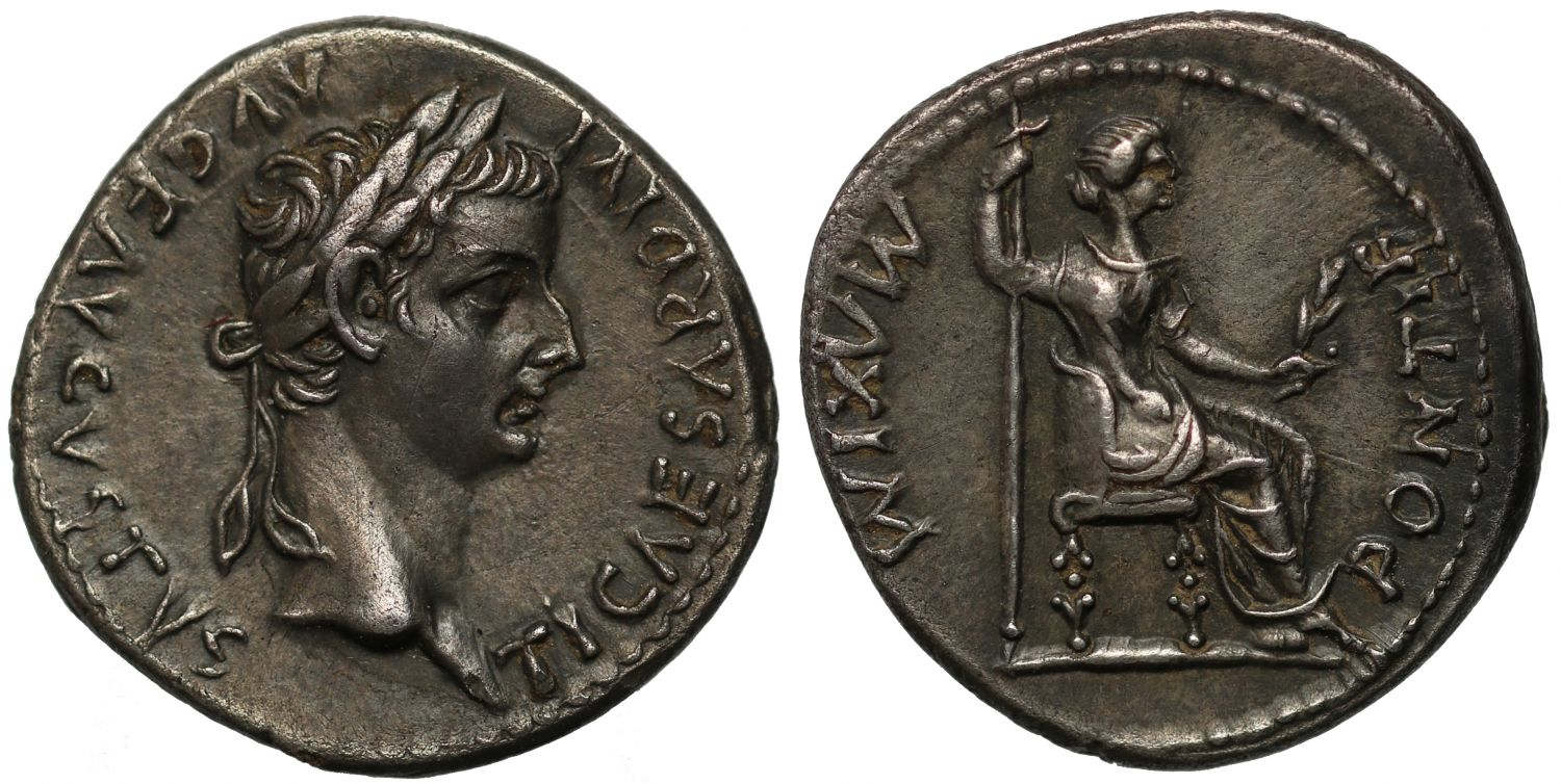 Tiberius, Silver Denarius