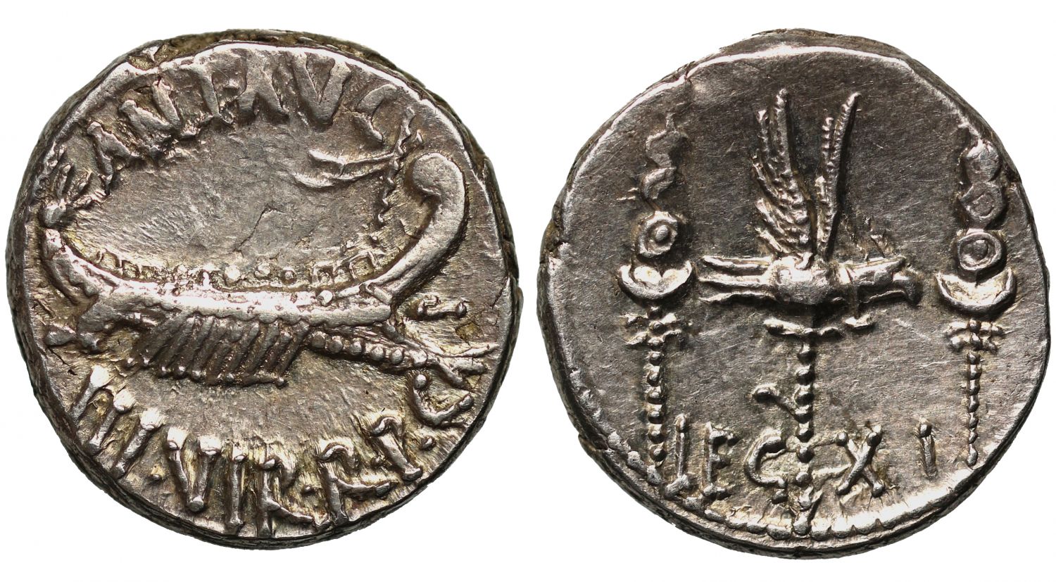 Mark Antony, Silver Denarius