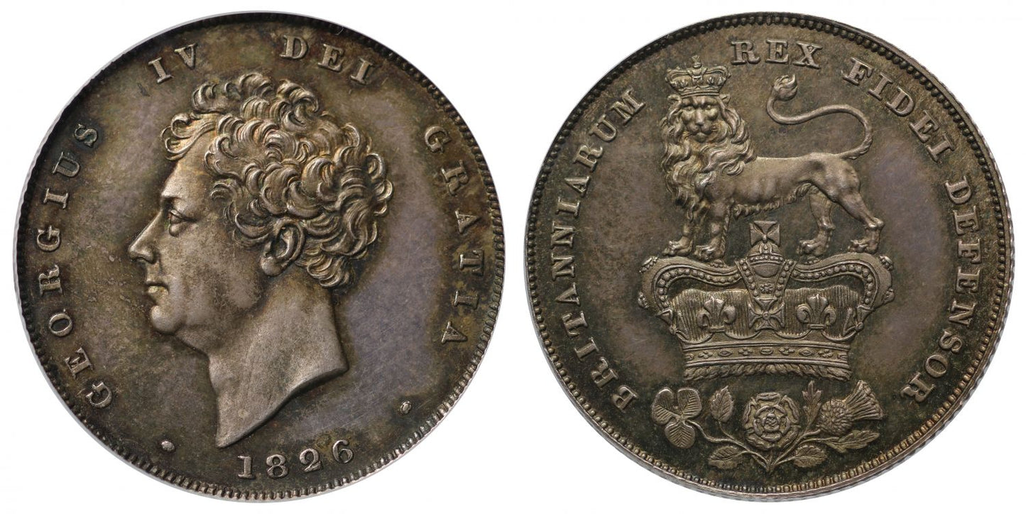 George IV 1826 proof Shilling, as issued in the proof sets, CGS UK 88