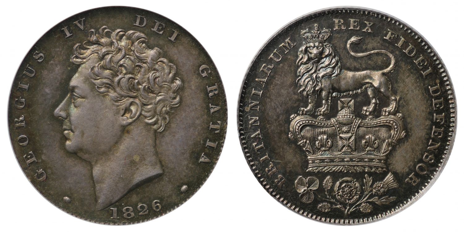 George IV 1826 proof Sixpence CGS UNC90