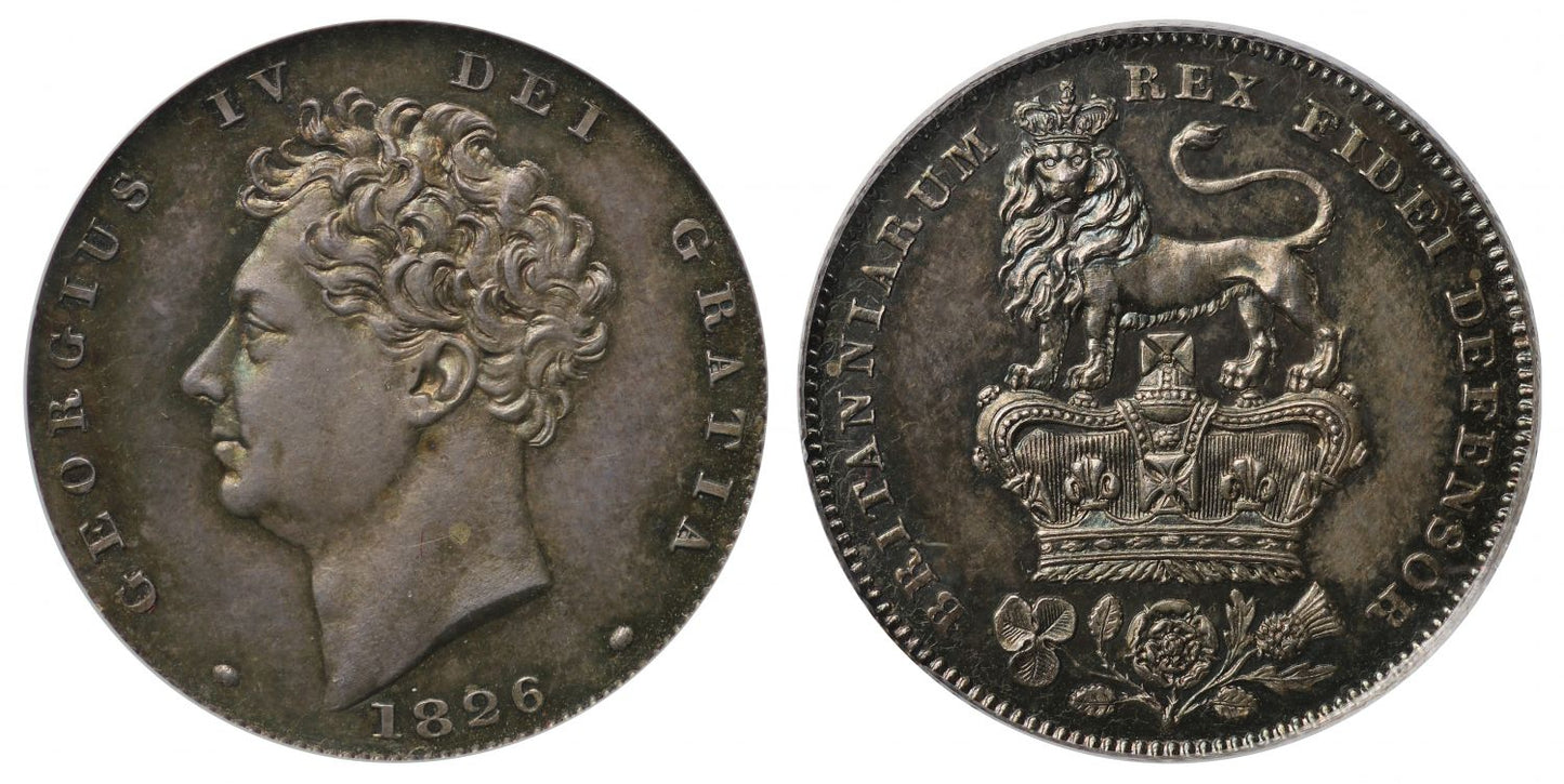 George IV 1826 proof Sixpence CGS UNC90