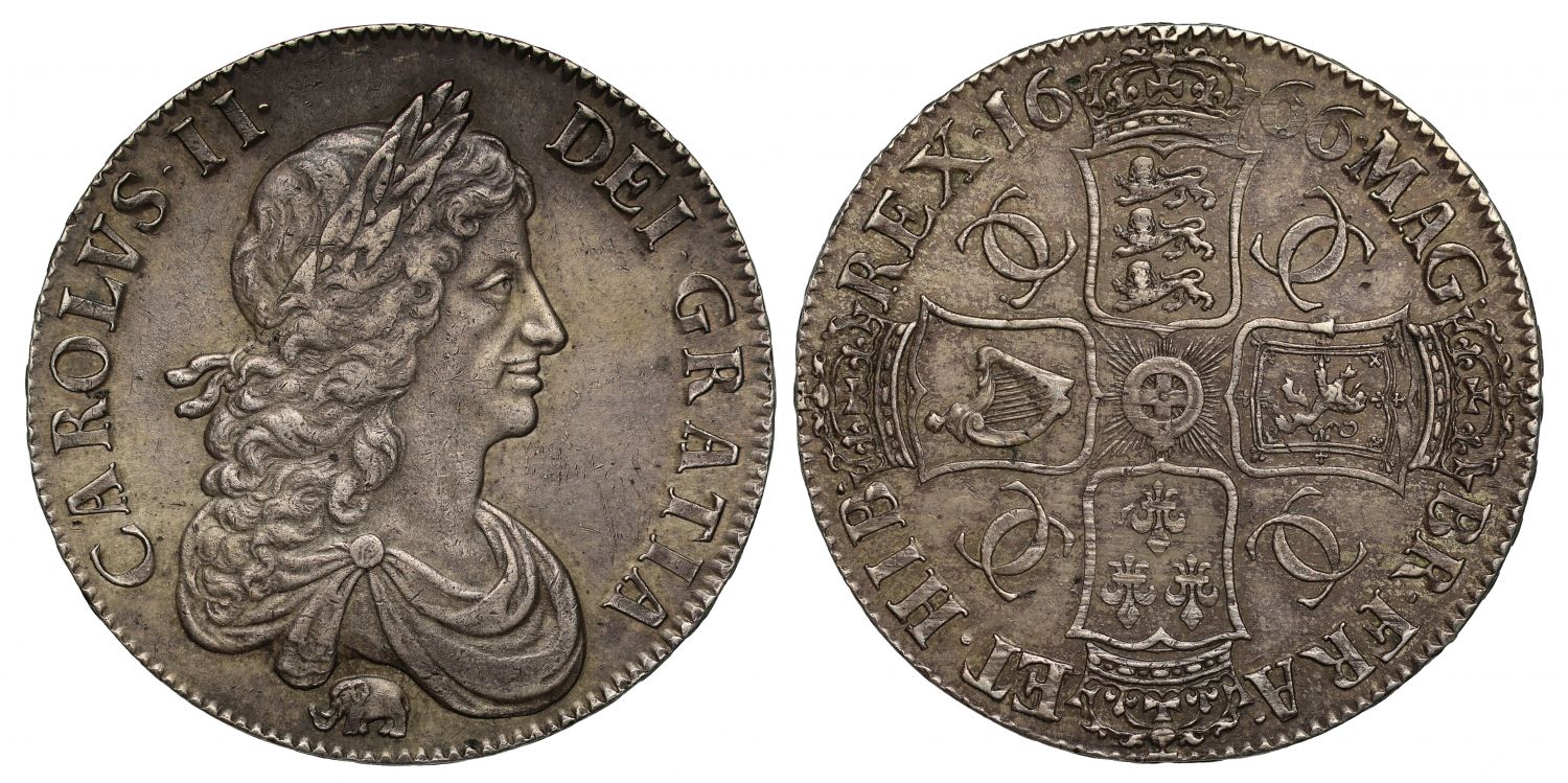Charles II 1666 Elephant Crown