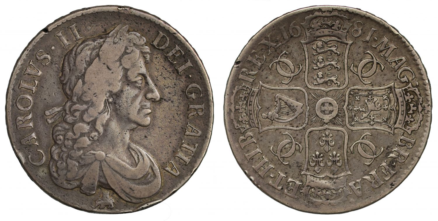 Charles II 1681 Crown Elephant & Castle