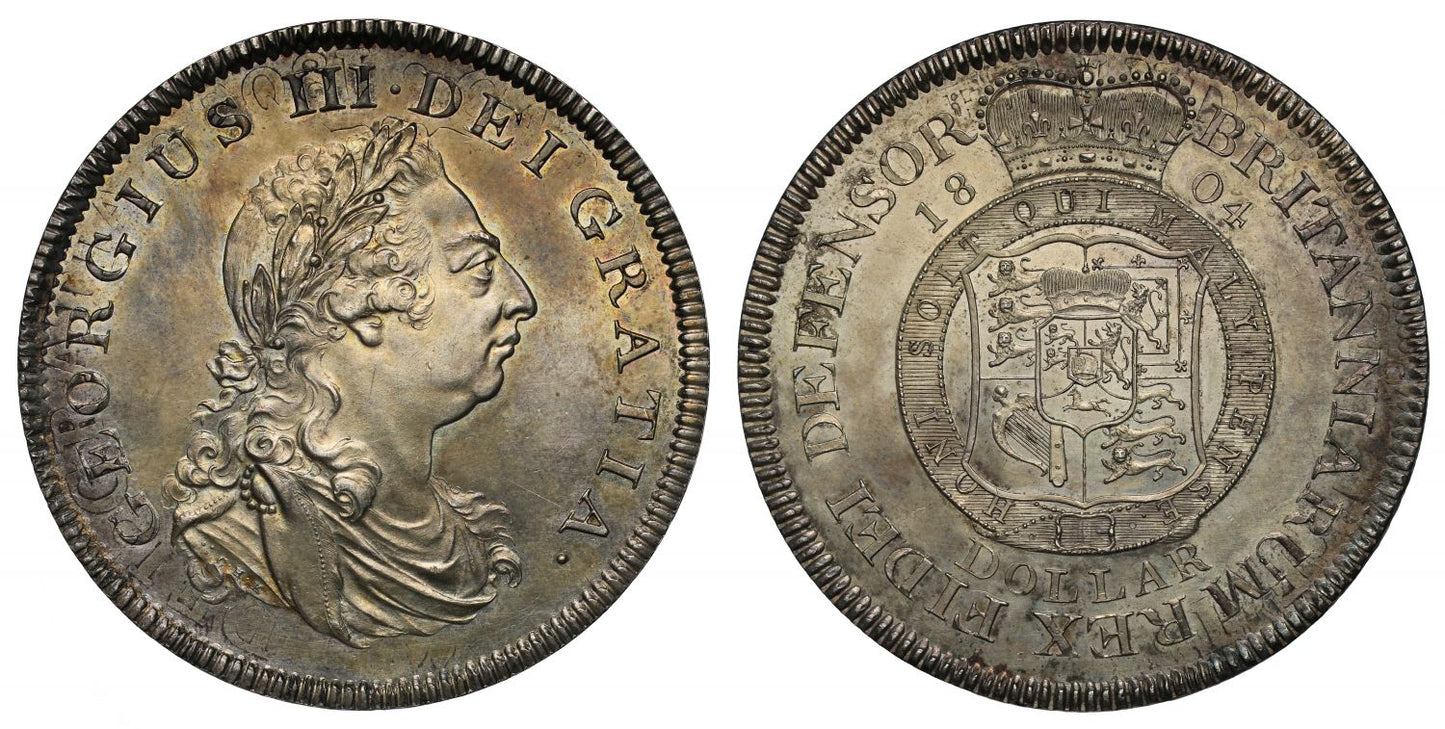 George III 1804 Pattern Garter Dollar