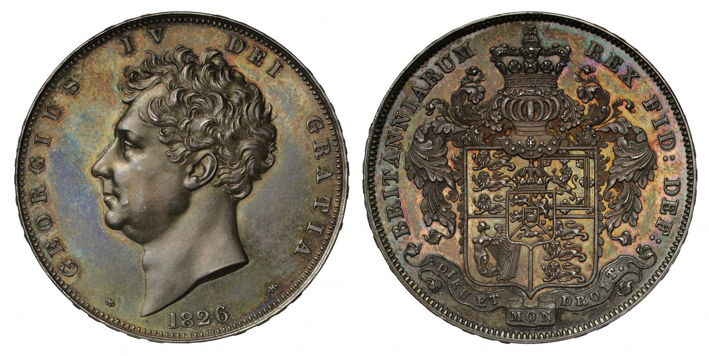 George IV 1826 proof Crown