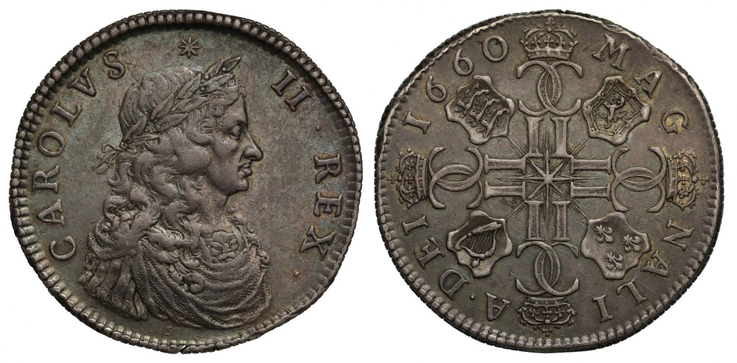 Charles II 1660 Restoration Medallion