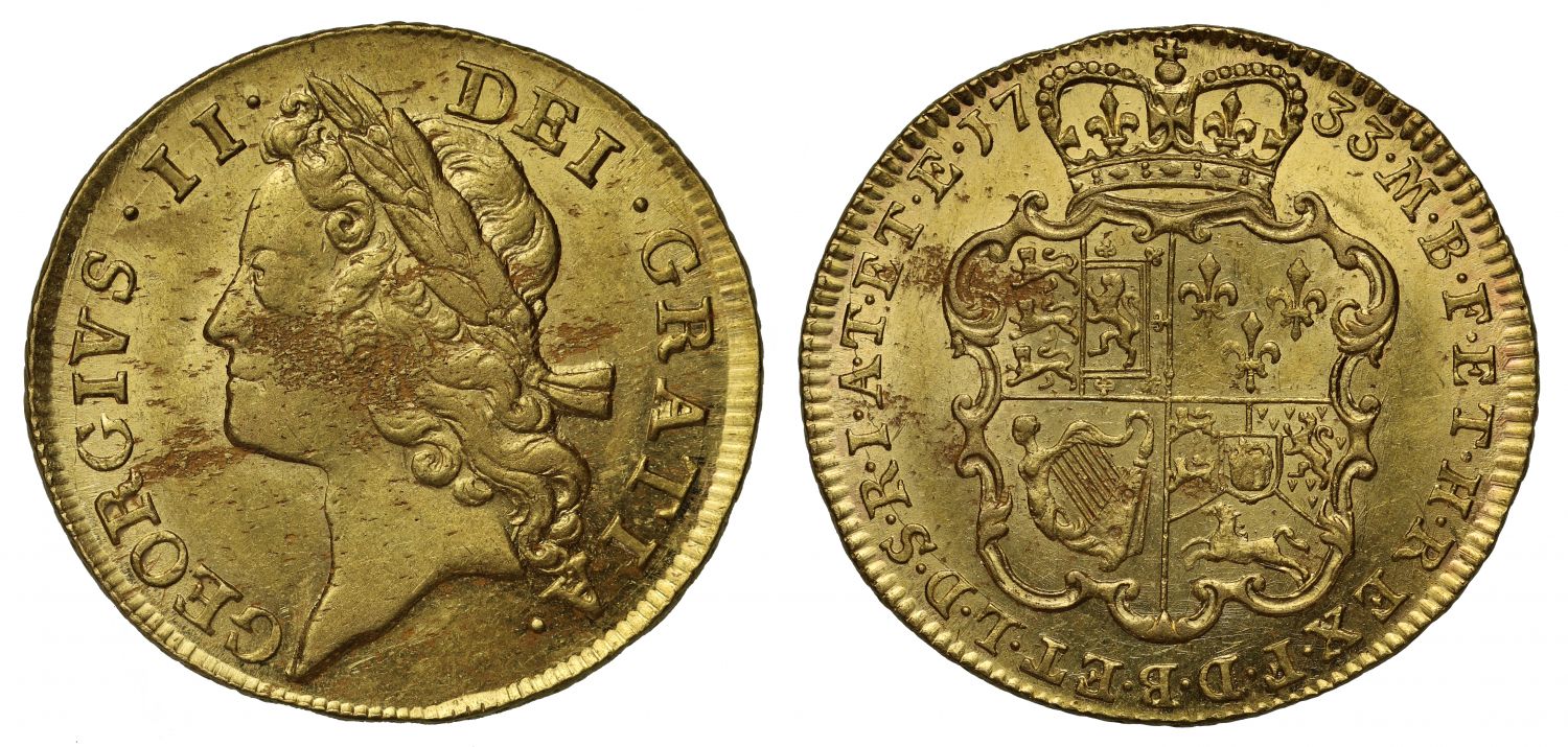 George II 1733 Guinea
