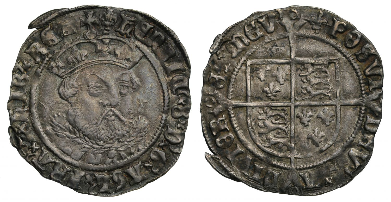 Henry VIII Groat 3rd coinage, superb portrait