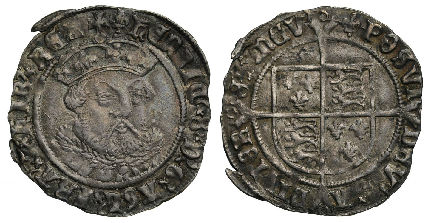 Henry VIII Groat 3rd coinage, superb portrait