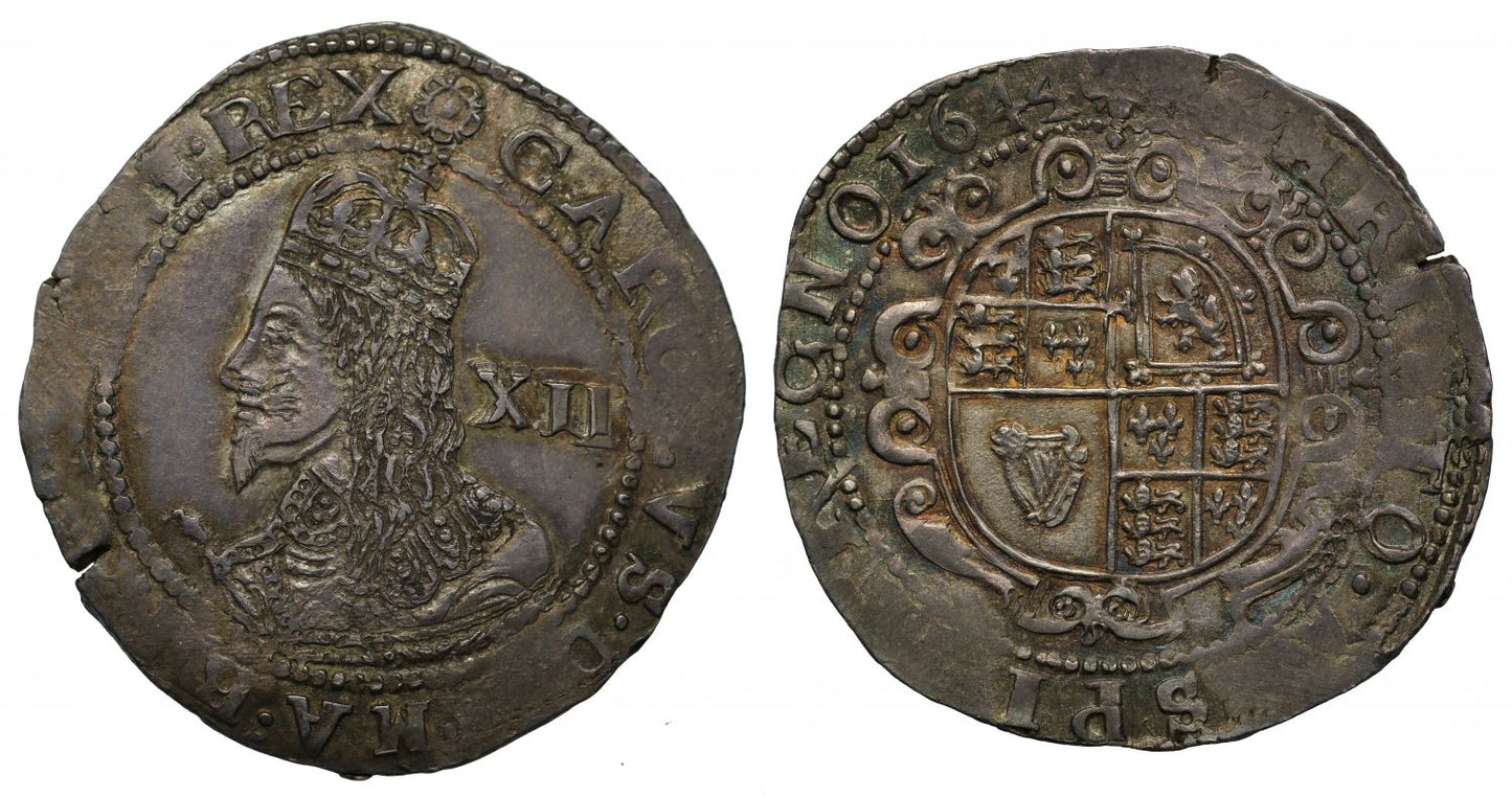 Charles I 1644 Exeter Shilling