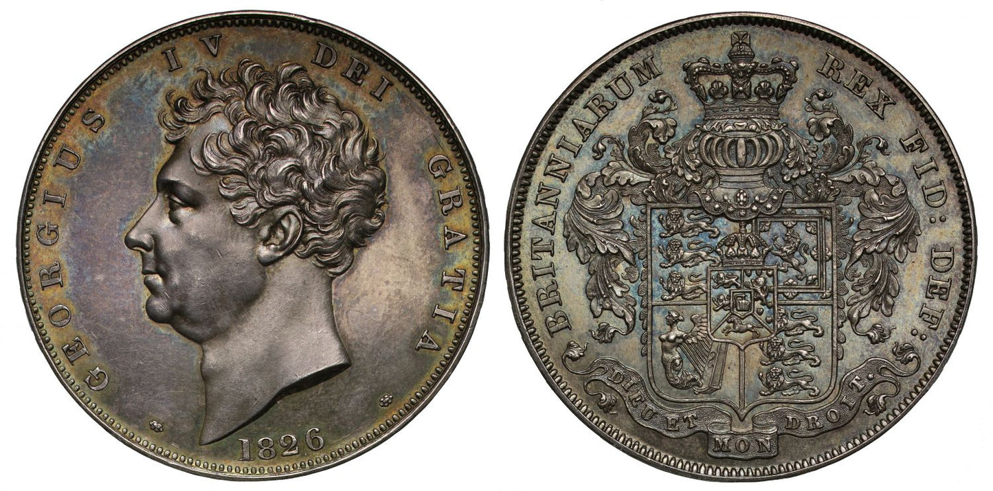 George IV 1826 proof Crown PF62+