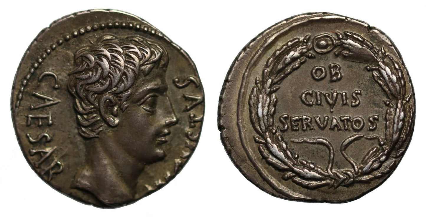 Augustus, Silver Denarius