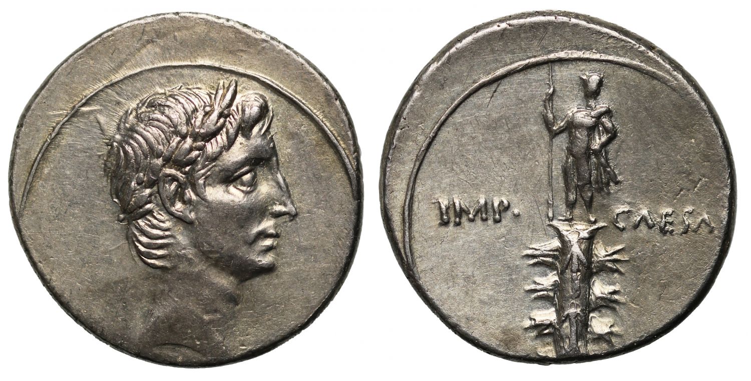 Octavian, Silver Denarius