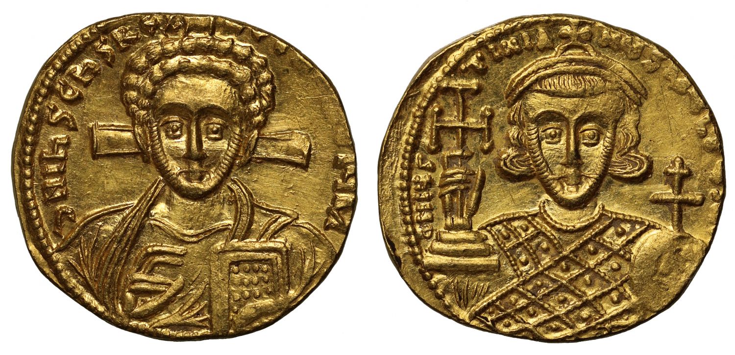 Justinian II, Gold Solidus