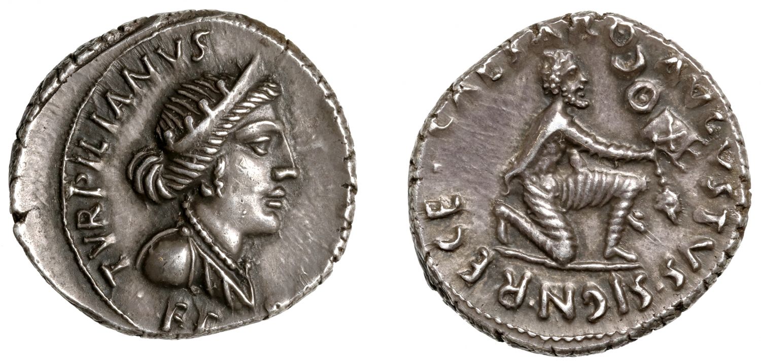 Augustus, Silver Denarius